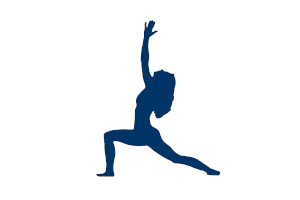 Yoga-Position "Der Ausfallschritt"